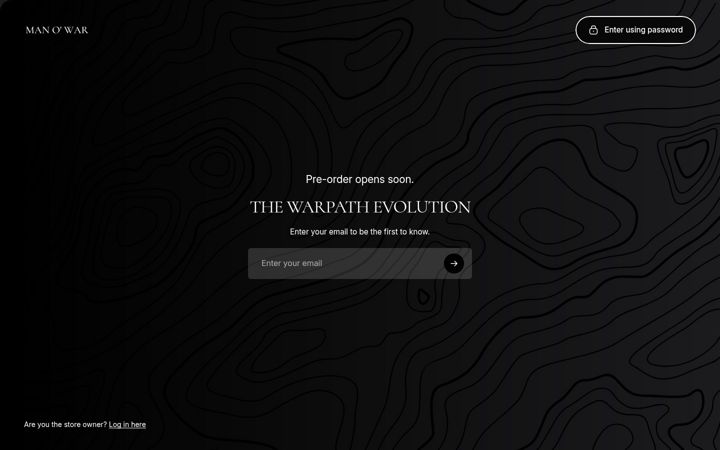 Screenshot of manowarpath.com
