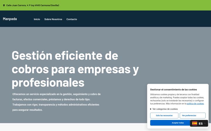 Screenshot of manpada.com