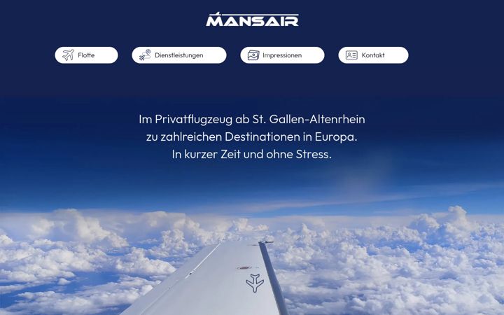 Screenshot of mansair.ch