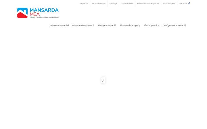 Screenshot of mansarda-mea.ro