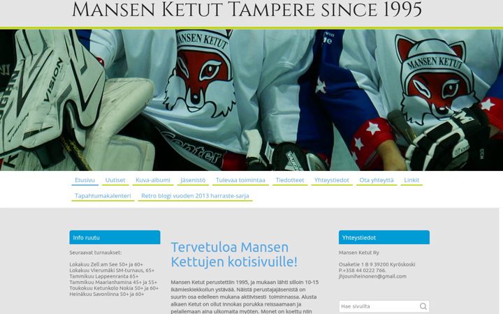 Screenshot of mansenketut.com