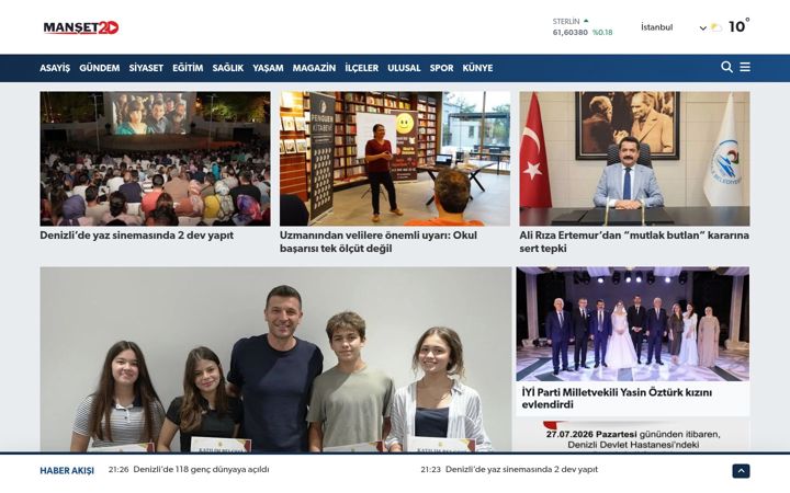Screenshot of manset20.com