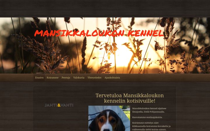 Screenshot of mansikkaloukon.com
