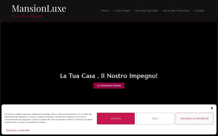 Screenshot of mansionluxe.it