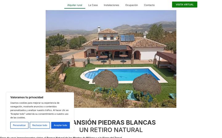 Screenshot of mansionpiedrasblancas.com