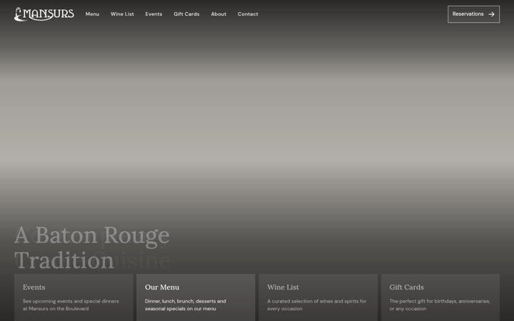 Screenshot of mansursontheboulevard.com