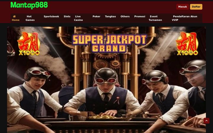 Screenshot von mantap988.com