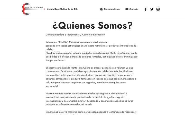 Screenshot of mantaraya.online
