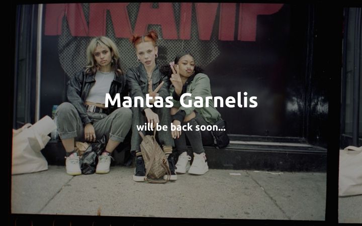 Screenshot of mantasgarnelis.com