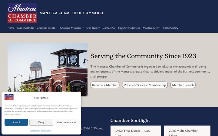 Screenshot of manteca.org