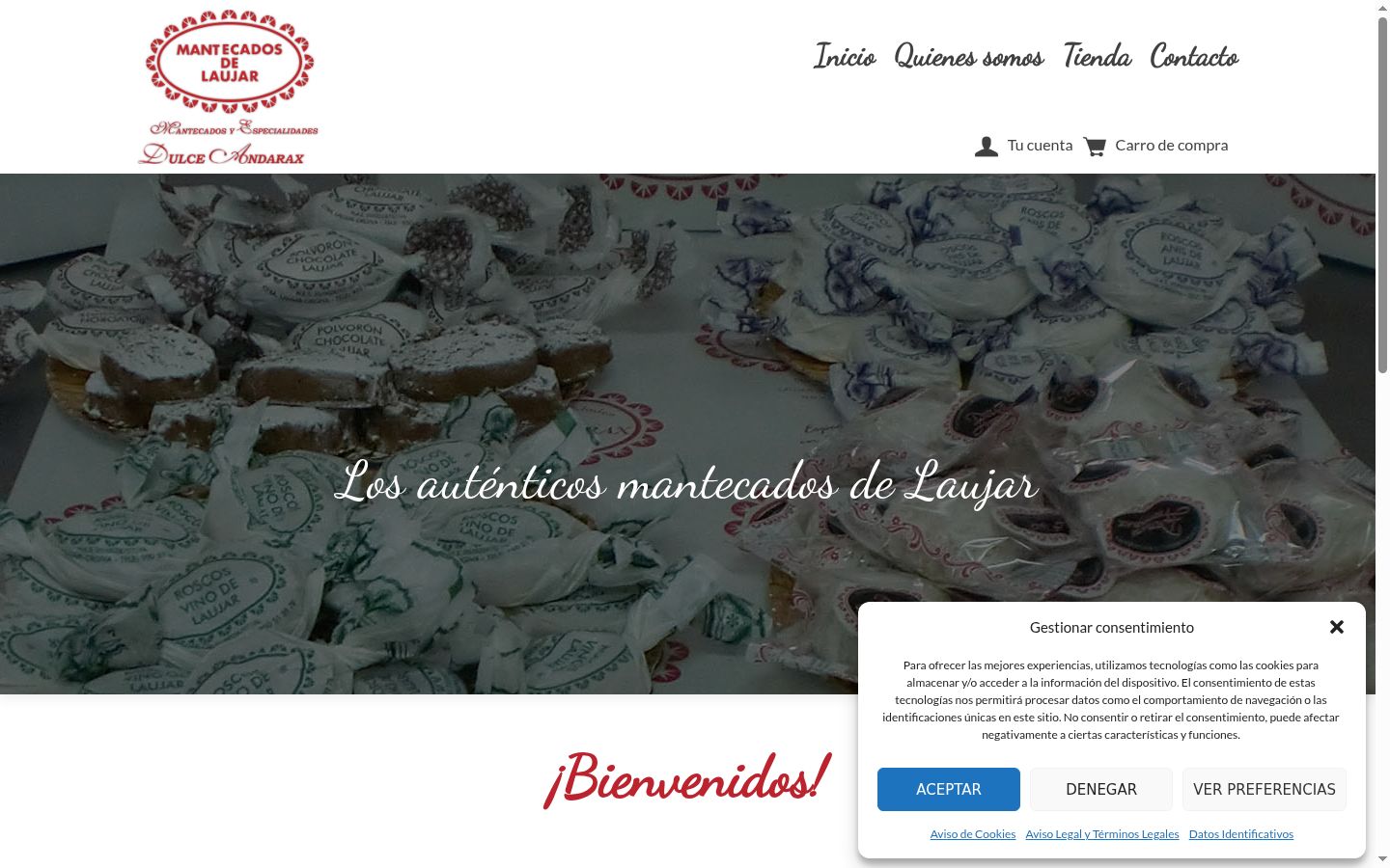 Screenshot tal-banner tal-kunsens muri qabel kwalunkwe interazzjoni