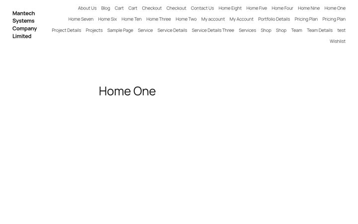 Screenshot of mantechsystems.com