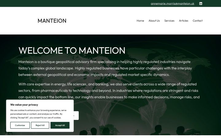 Screenshot of manteion.uk