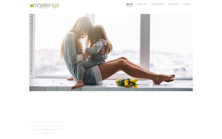 Screenshot of mantengosoluciones.es