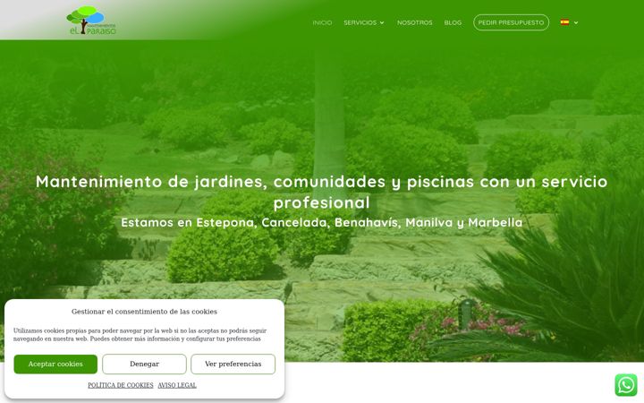 Screenshot of mantenimientoselparaiso.es