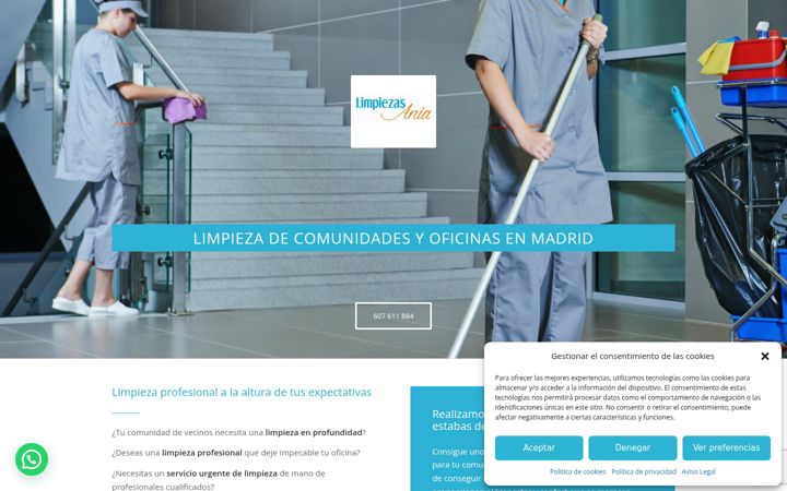 Screenshot of mantenimientosgeneralesmadrid.com