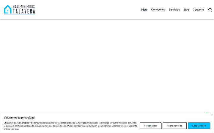 Screenshot of mantenimientostalavera.es