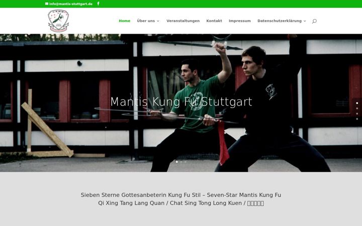 Screenshot of mantis-stuttgart.de