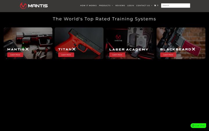 Screenshot ta' mantisx.com
