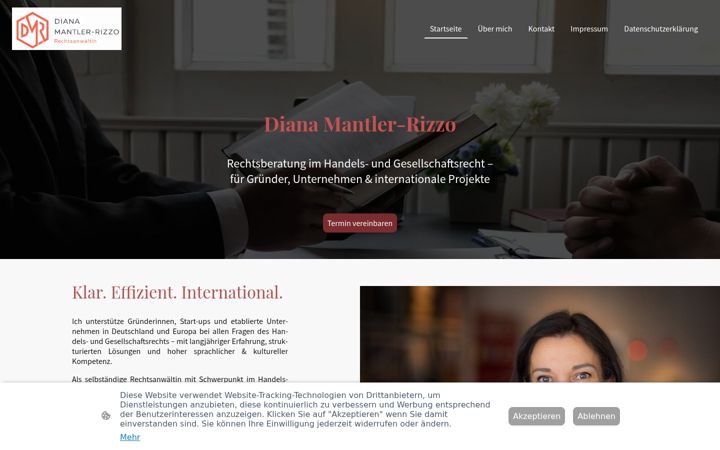 Screenshot of mantlerrizzo.de