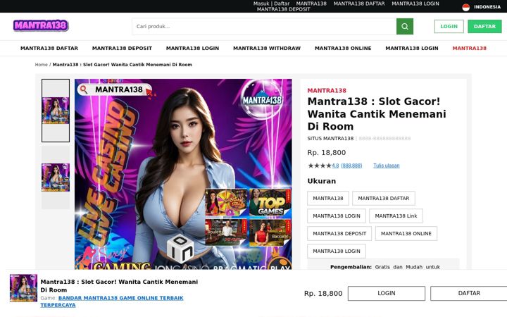 Screenshot stránky mantra138s.org
