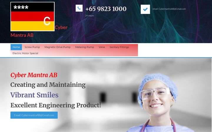 Screenshot of mantraab.com