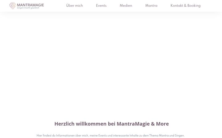 Screenshot of mantramagie.de