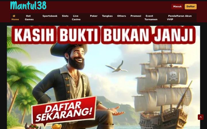 Screenshot of mantul38.org