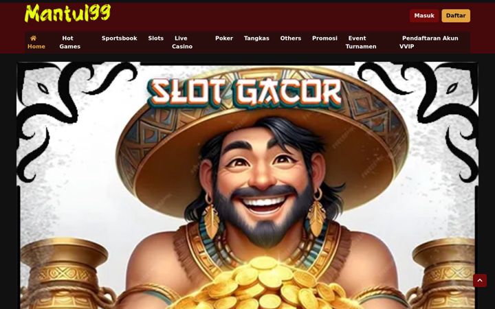 Screenshot of mantul99.net