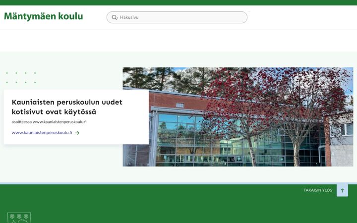 Screenshot of mantymaki.fi