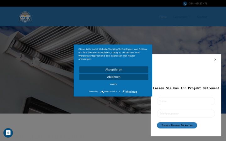 Screenshot of manu-rollladenbau.de