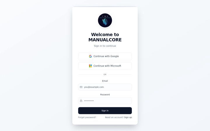 Screenshot of manualcore.com