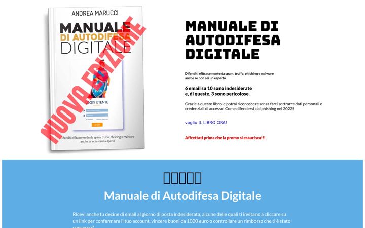 Screenshot of manuale-di-autodifesa-digitale.it