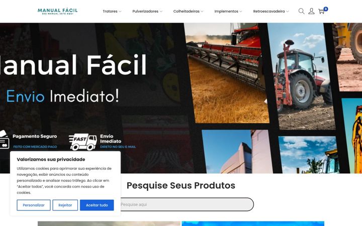 Screenshot of manualfacil.com.br