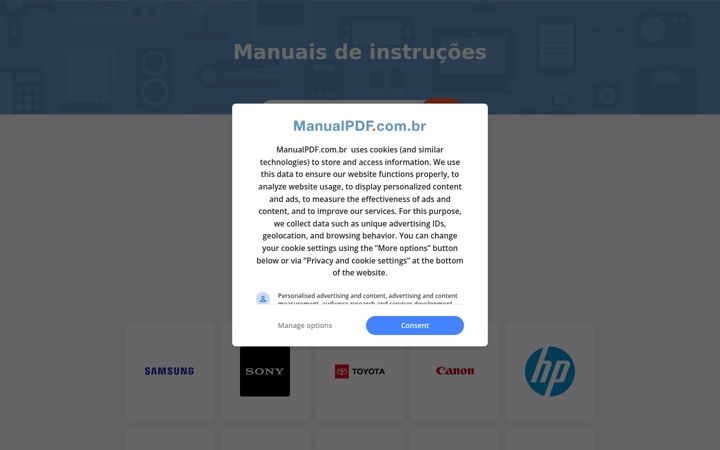 Screenshot of manualpdf.com.br