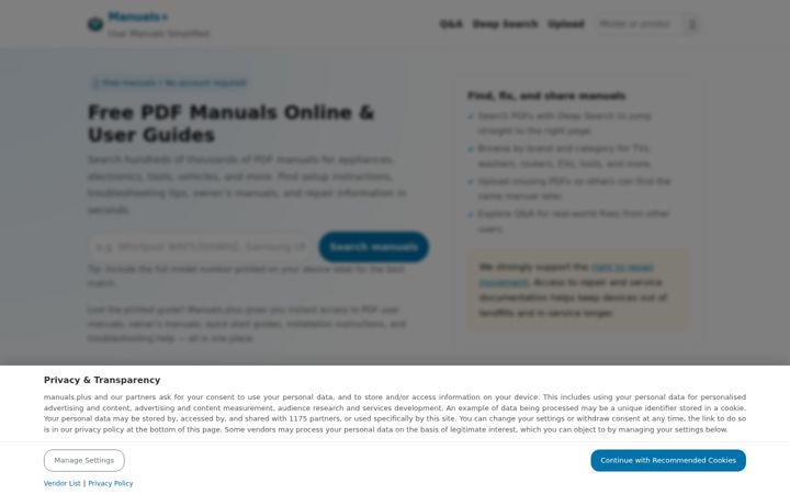 Screenshot ta' manuals.plus