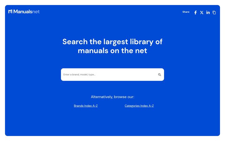 Screenshot of manualsnet.com