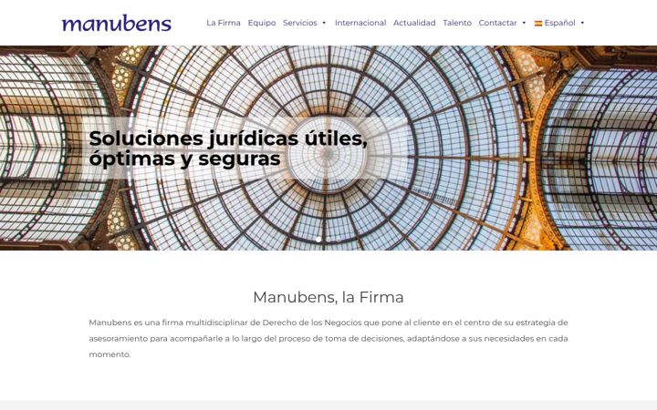 Screenshot of manubens.com