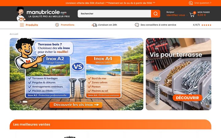 Screenshot of manubricole.com