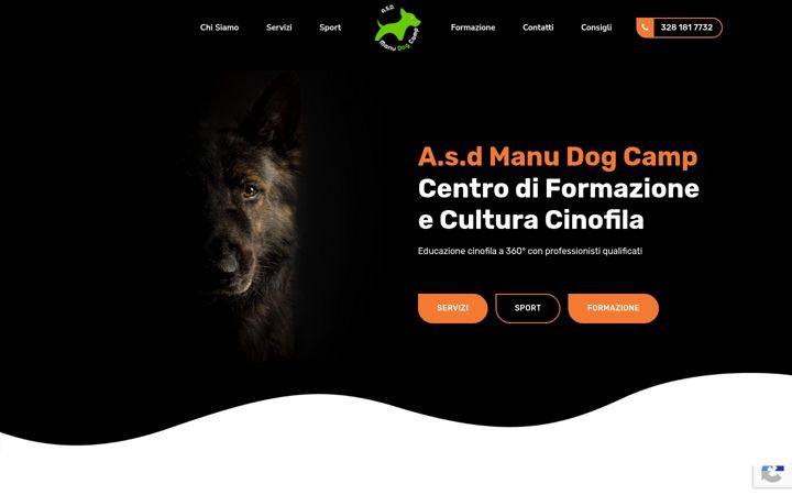 Screenshot of manudogcamp.it