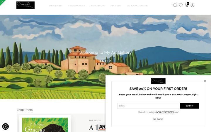 Screenshot of manuel-art.com