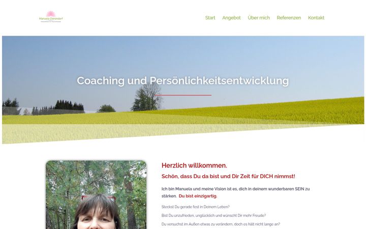 Screenshot of manuela-dorendorf.de
