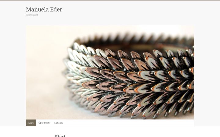 Screenshot of manuela-eder.de