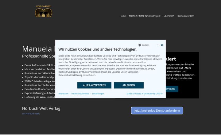 Screenshot of manuela-haase.de