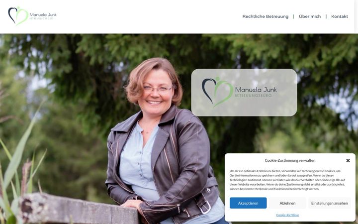 Screenshot of manuela-junk.de
