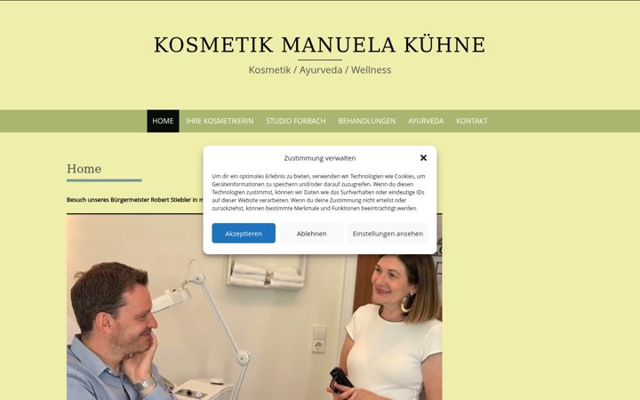 Screenshot of manuela-kuehne.de