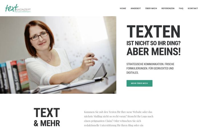 Screenshot of manuela-wittmann.com