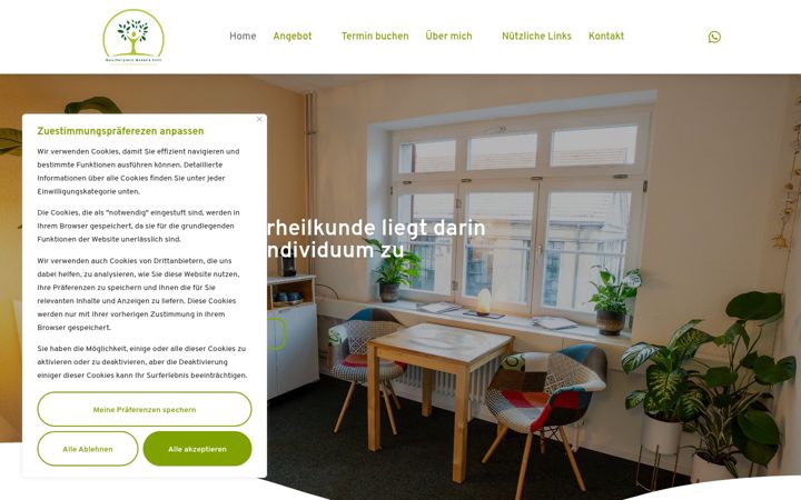 Screenshot of manuelaburri.ch