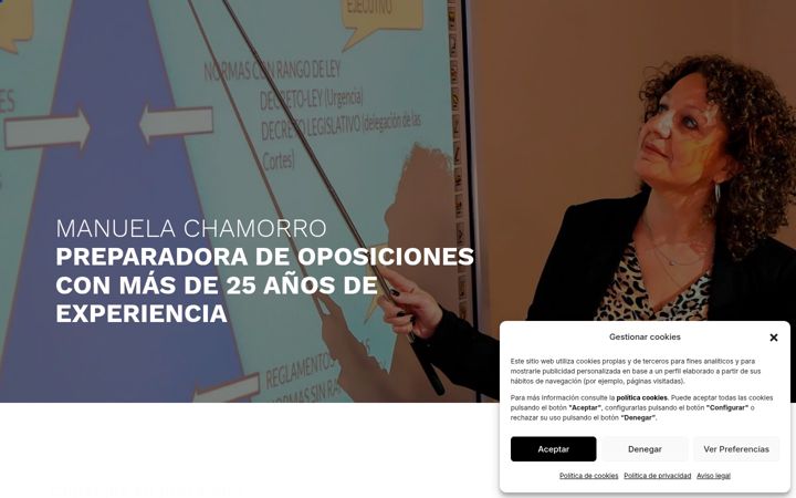 Zrzut ekranu manuelachamorro.es