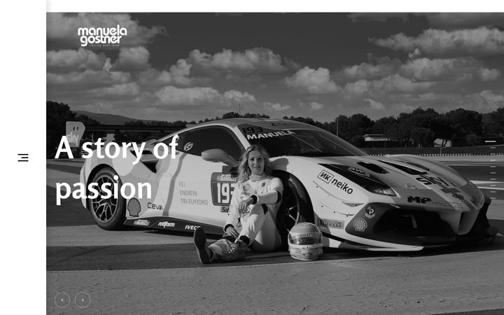 Screenshot of manuelagostner.com